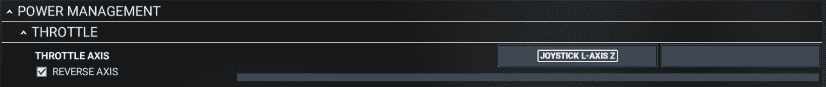 Throttle Axis Mapping